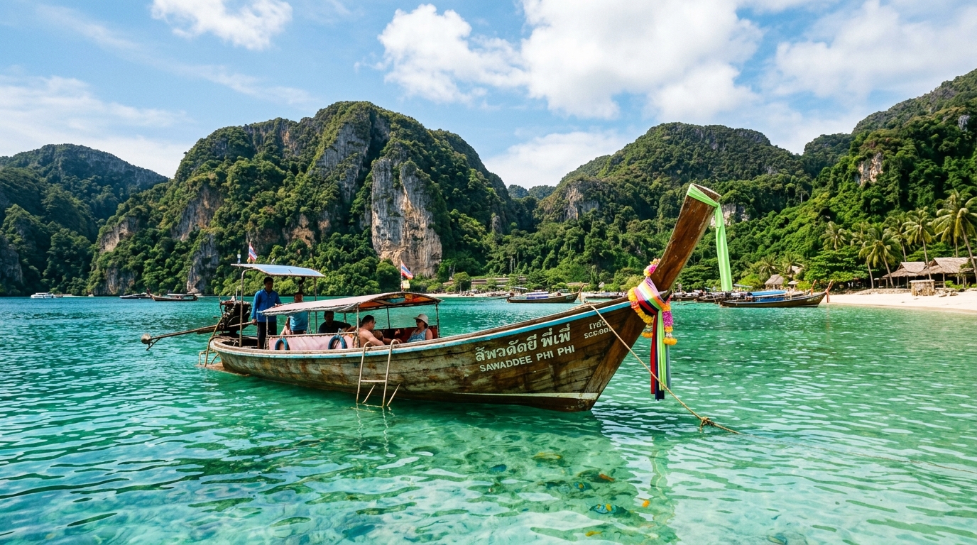 Tropical coast and clear waters